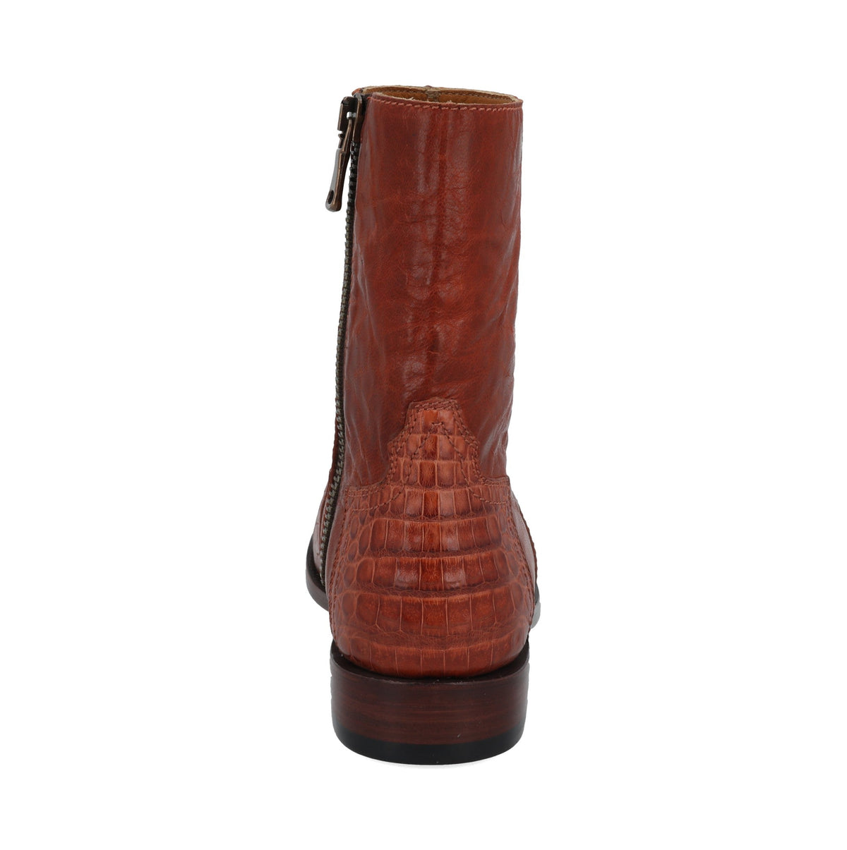 The Heritage Boot - Pecan Caiman Belly