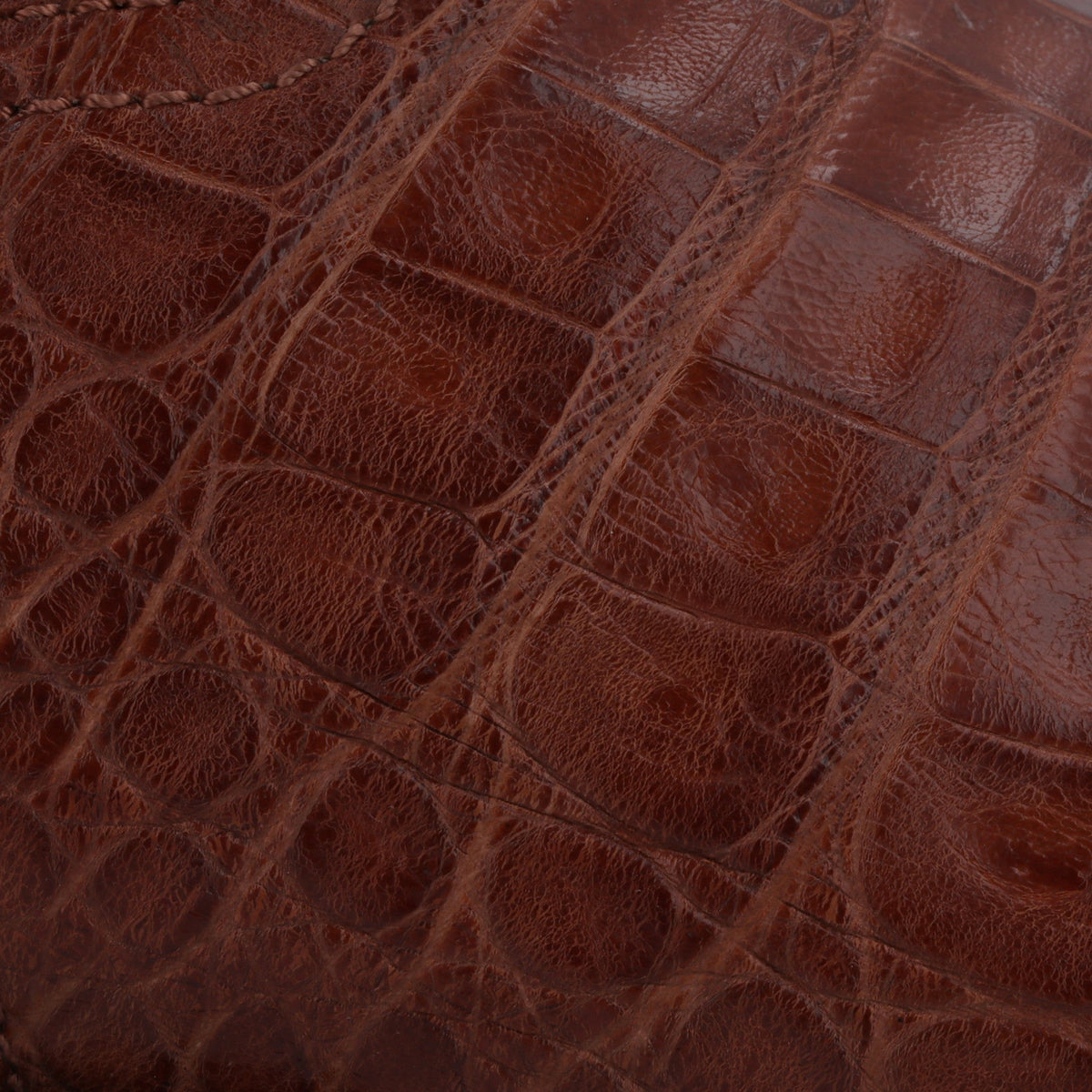The Heritage Boot - Pecan Caiman Belly